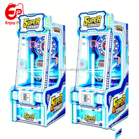 Machine de rédemption de billets commerciale, jeu de tombée de balles Tornado, machine de loterie d'arcade à double mode (pièces et cartes) pour parc d'attractions espagnol parent-enfant