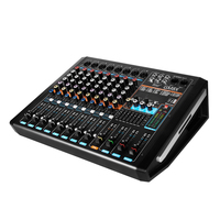 YAIKA GM8X Mixeur audio professionnel 8 canaux en métal et plastique 550W*2 DSP intégré Bluetooth Certifié CE Son stéréo/surround 48V