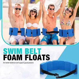 Ceinture de natation ceinture de flottaison équipement d'exercice de piscine pour adultes enfants ceinture de natation auxiliaire aquatique réglable avec mousse EVA