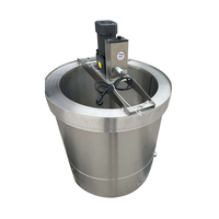 Marmite de cuisson inclinable pour sucre, caramel et confiture, avec agitateur et fonction de cuisson à la vapeur
