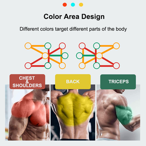 Katlanabilir egzersiz ekipmanları pratik itme kurulu basın-up panoları renk kutusu ile ev Fitness için - Product Image 3