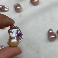Perles baroques rares 15*20mm multicolores, perles d'eau douce naturelles, vente en gros, grandes perles en forme de queue de poisson, perles en vrac