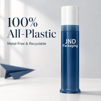 Distributeur sous vide tout plastique sans ressort 100 ml, pompe sans air en PP 100 % recyclable pour flacon de lotion