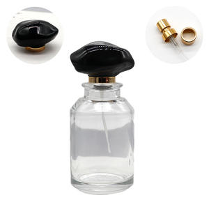 Flacon de parfum en verre transparent blanc cristal 100 ml avec clip, flacon pulvérisateur vide pour cosmétiques, ensembles de voyage, mini-parfums - Product Image 4