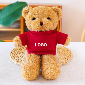 Oso de peluche de <span class=keywords><strong>cuatro</strong></span> colores al por mayor personalizado recién llegado, oso de peluche suave, relleno de algodón PP - Product Image 1