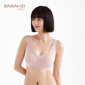 <span class=keywords><strong>Soutien</strong></span>-<span class=keywords><strong>gorge</strong></span> post-mastectomie respirant pour femmes avec poche pour prothèse mammaire, conception sans armatures, OEM/ODM - Product Image 1