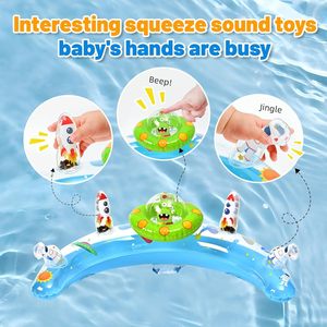 Flotador de Piscina para Bebés con Diseño de OVNI y Alienígena, con Toldo, Asiento de Seguridad Ajustable y Juguetes con Sonido - Product Image 3