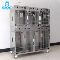 OSCAT Veterinary Equipment Fiberglas-Therapie käfige Hundehütte Fiberglas-Tier käfig für Kleintiere