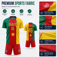 Camiseta de Fútbol Personalizada con Insignia del Equipo, Nombre y Número, Ropa Deportiva Transpirable para Partidos de Fútbol