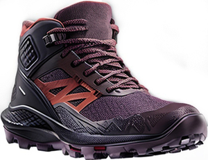 Bottes de randonnée mi-hautes unisexes personnalisées <span class=keywords><strong>pour</strong></span> usine de chaussures, résistantes à l'eau, avec semelle intérieure antidérapante, tige en caoutchouc et maille, toutes saisons - Product Image 4