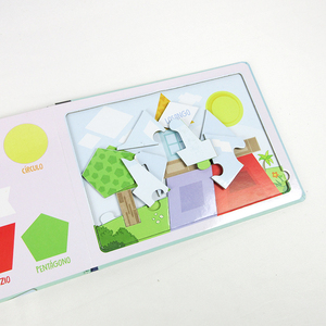 Libro con Puzzle a Copertina Rigida per Bambini dai <span class=keywords><strong>3</strong></span> <span class=keywords><strong>Anni</strong></span> in Su, Libro Educativo di Matematica e Parole, Stampa Economica - Product Image 6