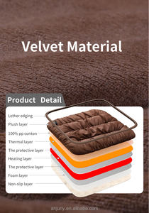 Almohadilla de calefacción portátil Anjuny, almohadillas de calefacción, almohadilla de calefacción para silla, cojín - Product Image 5