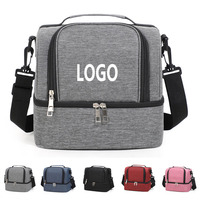 Sac isotherme de pique-nique double couche Oxford personnalisé grande capacité pour maman, sac de rangement pour biberons et aliments, sac de voyage pour femme