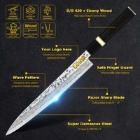 Ensembles de couteaux de cuisine japonais à haute teneur en carbone Yanagiba Deba Sashimi Kiritsuke, couteau à sushi pour restaurant