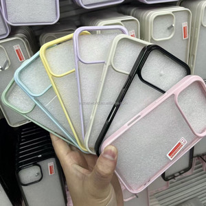 Funda Protectora Transparente Delgada <span class=keywords><strong>y</strong></span> Resistente a Impactos con Marco Elevado para Cámara, para Teléfonos Móviles de las Series 17/16/15/<span class=keywords><strong>14</strong></span>/<span class=keywords><strong>13</strong></span>, en Acrílico - Product Image 1