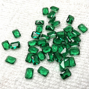 Pierres précieuses émeraude vert en vrac, vente en gros, nano octogone prince - Product Image 6