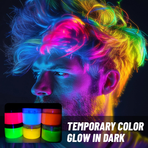 Fabricante de fábrica temporal lavable color de pelo tinte brillo en la oscuridad - Product Image 2