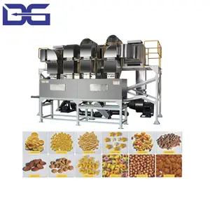 Máquina tostadora industrial de cereales Máquina tostadora de aire caliente para copos de maíz