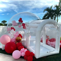 Tente de bulle gonflable transparente imperméable pour enfants, fête en plein air, hôtel, avec taille personnalisée pour les événements festifs