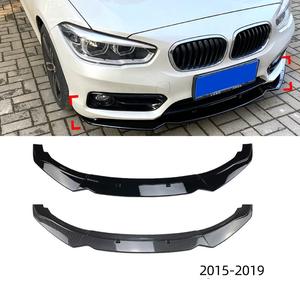 Divisor de Parachoques Delantero con Textura de Fibra de Carbono Negro Brillante para <span class=keywords><strong>BMW</strong></span> Serie 1 F20 F21 116i <span class=keywords><strong>118i</strong></span> 120i 2015-2019 - Product Image 1