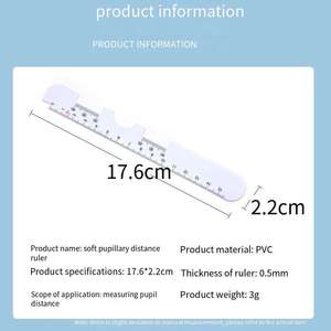 Regla de Distancia Pupilar InnoVue Opto a Precio de Fábrica, Regla PD para Ópticas, Herramienta de Medición de Distancia Pupilar - Product Image 3