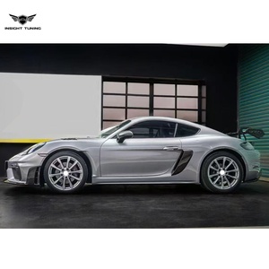 Kit carrosserie Hot Selling Carbon <span class=keywords><strong>GT4</strong></span> <span class=keywords><strong>RS</strong></span> GT4RS pour <span class=keywords><strong>Porsche</strong></span> <span class=keywords><strong>718</strong></span> 982 Cayman <span class=keywords><strong>Boxster</strong></span> Facelift - Kit de conversion avec aileron et pare-chocs - Product Image 4