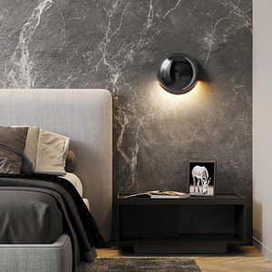 Italian Luxury Minimalist LED Wall <b>Lamp</b> Acrylic Lampshade High-End Simple Bauhaus Style Night Light Iron PC Body for Bedroom - Product Image 6