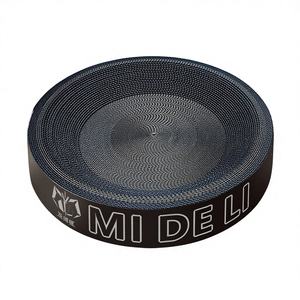 Cuccia per Gatti Bianca e Gialla con Tiragraffi Grande Diametro in Cartone Ondulato Resistente all'Usura e ai Graffi, Non Danneggia le Unghie - Product Image 2