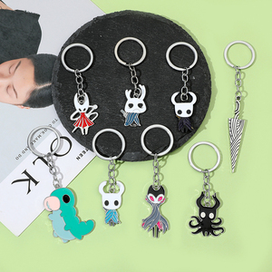 Porte-clés en alliage de zinc Caterpillar & Wasp, pendentif clou, accessoire porte-clés <span class=keywords><strong>Grimm</strong></span> Troupe Chief, articles dérivés du <span class=keywords><strong>jeu</strong></span> Hollow Knight - Product Image 5