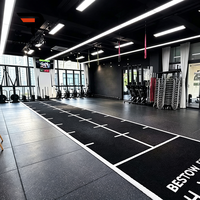 PilotSports – Tapis d'entraînement fonctionnel personnalisé OEM pour gym, en PE, avec motif imprimé sur mesure, pour fitness intérieur, gazon artificiel