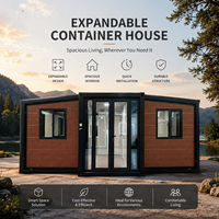 Maison conteneur modulaire pour bureau mobile, durable, extensible, avec revêtement en laine de roche et dimensions personnalisables selon vos besoins