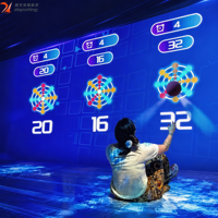 Simulateur d'entraînement de pickleball IA avec projection interactive, multijoueur, pour salles de sport, écoles et gymnases intérieurs