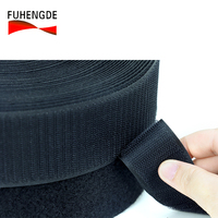 Bande auto-adhésive double face en nylon écologique personnalisable, résistante à la chaleur, avec boucle et crochet, sangle élastique solide pour vêtements