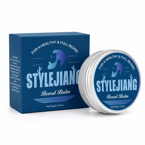 OEM <b>Beard</b> Balm 60g Softening Styling <b>Care</b> Custom Packaging for Smooth Manageable <b>Beard</b> and Moustache Grooming <b>Beard</b> <b>Care</b> Shaping - Product Image 1