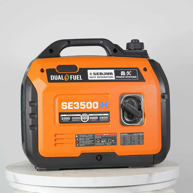 Portable Mini LPG/Gasoline Dual Fuel 3000w Inverter Generator Manual 3.2kw Propane Gas Silent Inverter Generator for Home