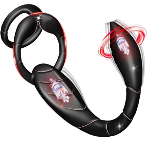 Vibrador de próstata para hombres, masajeador de conversión de frecuencia, tapón Anal de silicona portátil, juguete sexual para adultos - Product Image 1