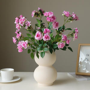 Flor artificial Rosa flor artificial la sala <span class=keywords><strong>de</strong></span> estar fue decorada para la boda - Product Image 2