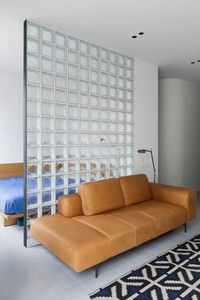 Bloque de Vidrio Transparente con Diseño de Mosaico, Ladrillo de Vidrio Decorativo Moderno para Aplicaciones en Baños y Hoteles - Product Image 2