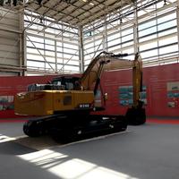 Excavadora de cadenas SY215C de 21500 kg y 118 kW con cucharón de 0.93 m³, certificación CE y altura máxima de excavación de 9600 mm