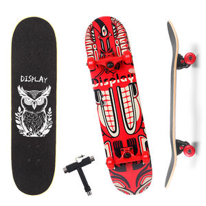 Planche à roulettes pour débutants personnalisée 7 couches Chine/Nord-Est/Canada Maple Double Kick Concave Standard <span class=keywords><strong>Skateboard</strong></span> pour jeunes - Product Image 2