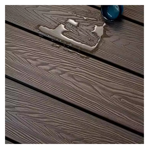 WPC Outdoor Floor Decking Board Waterproof Wood Plastic Composite <b>Deck</b> with Smooth & <b>Brushed</b> Finish - Product Image 4