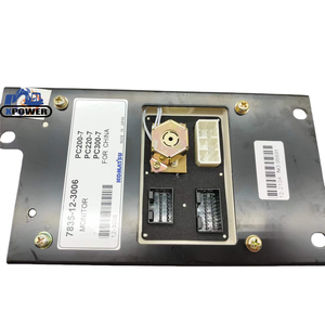 Panel de Pantalla Xpower 7835-12-3006 para Excavadoras de Cadenas PC200-7 PC220-7 PC300-7, Repuesto Nuevo en Color Negro - Product Image 1