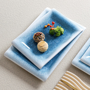 Xiangyuan <b>melamine</b> tableware <b>plates</b>, rectangular, for restaurants, hotels, and commercial use. - Product Image 2