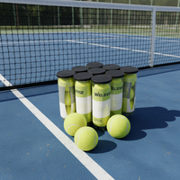Vente en Gros Direct Fabricant Balle de Padel et de Tennis Personnalisée Professionnelle de Haute Qualité 45 % Laine Caoutchouc Naturel