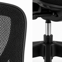 Chaise de bureau ergonomique de luxe haut de gamme en gros, design moderne avec réglage en hauteur, chaise pivotante en maille pour mobilier commercial