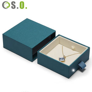 Boîte à bijoux en cuir PU, emballage pour bagues, boucles d'oreilles, collier, pendentif, coffret cadeau, boîtes personnalisées avec logo - Product Image 6