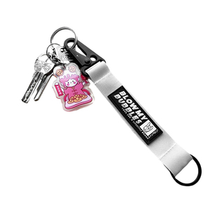 Biểu Tượng Tùy Chỉnh Vòng Tay Dây Buộc Keychain Ngắn Dây Đeo Huy Hiệu Chủ Phụ Kiện Với Eagle Móc - Product Image 3