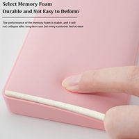 Repose-poignets pour clavier Akko Anime en mousse à mémoire de forme, support rembourré doux, prévient les douleurs au poignet, pour la frappe continue et le jeu (noir 390x70x19mm)