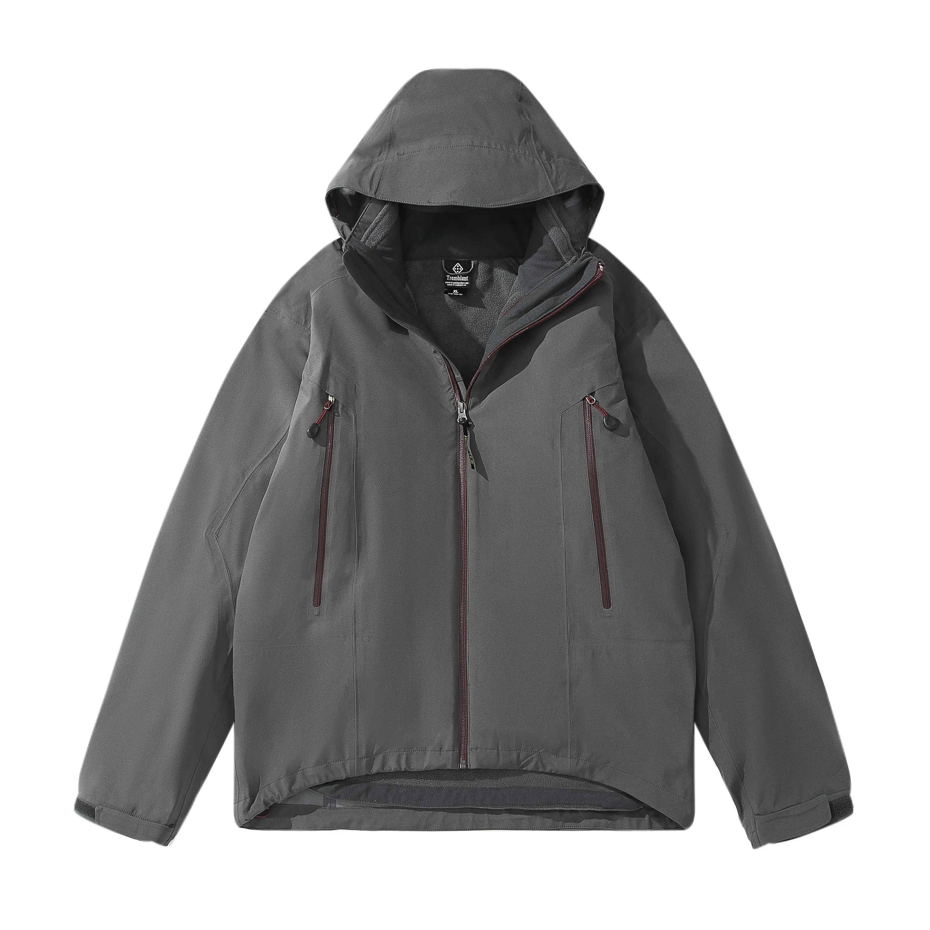 Custom winter men's waterproof fully taped seams 3-in-1 jacket inner fleece jacket hiking ski suits Jacket Outdoor
