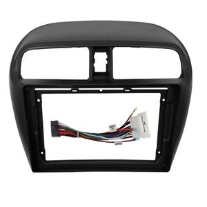 Pour MITSUBISHI Attrage Mirage <span class=keywords><strong>Spacestar</strong></span> 2012-2018 2DinCar Radio Fascia DVD Stéréo Cadre Plaque Adaptateur Montage Dash Installation - Product Image 1